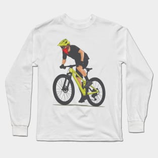mountain bike rider Long Sleeve T-Shirt
